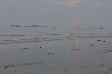 günbatımı akciğer Kwu Tan kıyı şeridi