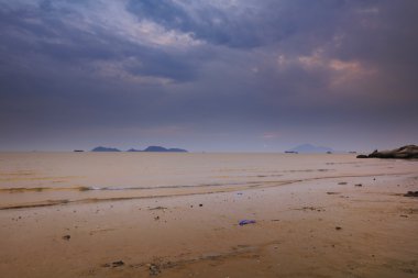 günbatımı akciğer Kwu Tan kıyı şeridi