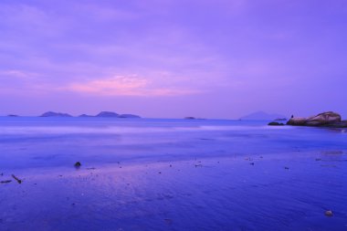 günbatımı akciğer Kwu Tan kıyı şeridi