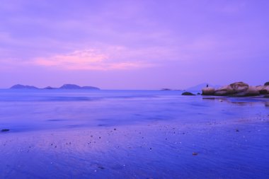 günbatımı akciğer Kwu Tan kıyı şeridi