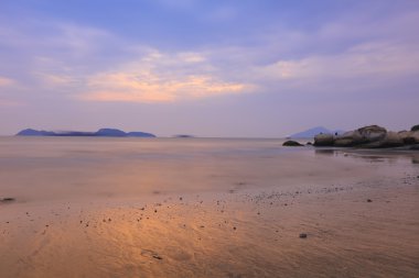 günbatımı akciğer Kwu Tan kıyı şeridi
