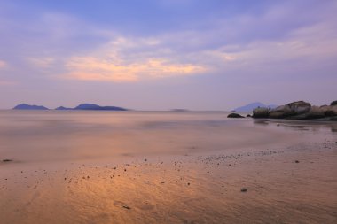 günbatımı akciğer Kwu Tan kıyı şeridi