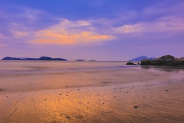 günbatımı akciğer Kwu Tan kıyı şeridi