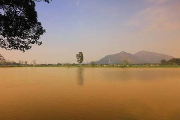 Lago en Shan Pui Tsuen — Foto de Stock