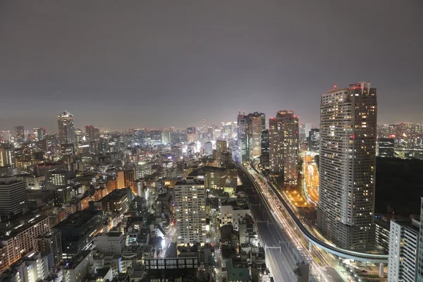El horizonte del sur de Tokio visto desde el World Trade Center — Foto de Stock