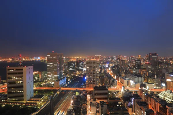 Tokyo cityscape Hamamatsucho Dünya Ticaret Merkezi