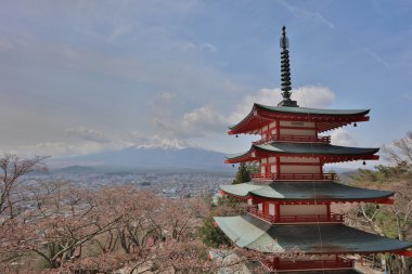 Chureito Pagoda adlı Arakura Sengen Tapınak
