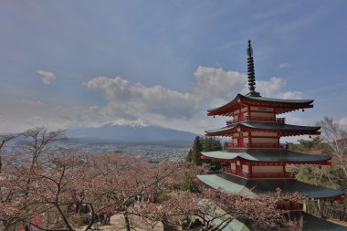 Chureito Pagoda adlı Arakura Sengen Tapınak