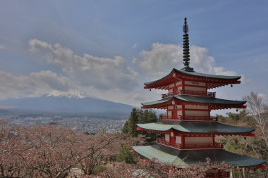 Chureito Pagoda adlı Arakura Sengen Tapınak