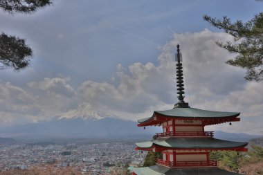 Chureito Pagoda adlı Arakura Sengen Tapınak