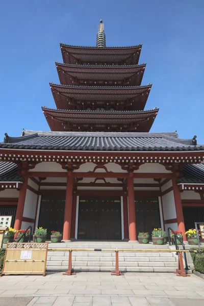 Храм Сенсодзи в Японии Асакуса — стоковое фото