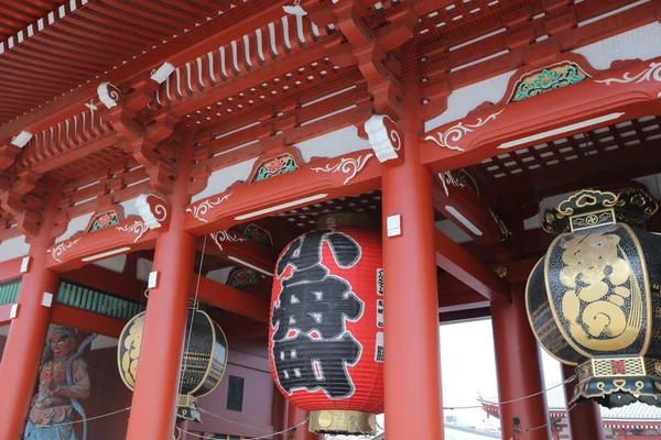 El paisaje del templo de Senso ji en Tokio —  Fotos de Stock