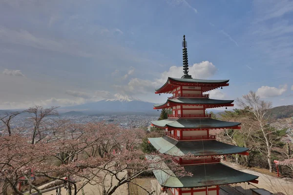 Sengen tapınak alandır Fuji Dağı'nın bakış ben