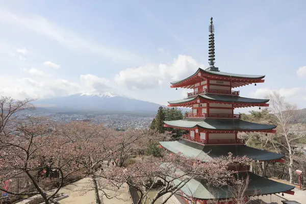 Santuario Arakura Sengen a Fujiyoshida — Foto Stock