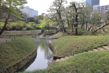 Koishikawa Korakuen Bahçe peyzaj