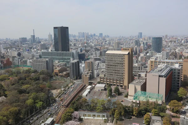 东京圆顶城市地区鸟瞰图 — 图库照片