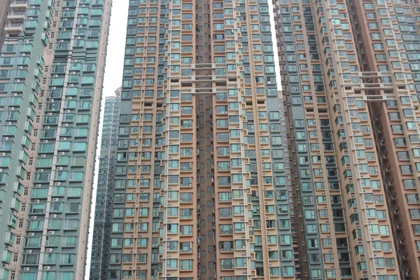 抽象的现代建筑，在香港 — 图库照片