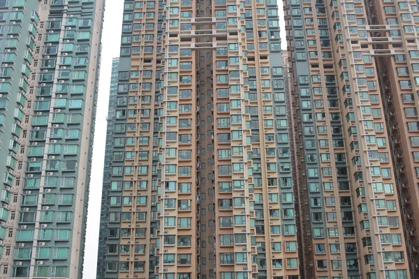 Αφηρημένη μοντέρνα αρχιτεκτονική στο Χονγκ Κονγκ — Φωτογραφία Αρχείου