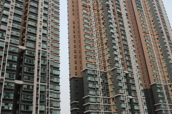 Arquitetura moderna abstrata em hong kong — Fotografia de Stock