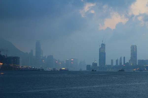 香港のビクトリア港のビュー — ストック写真