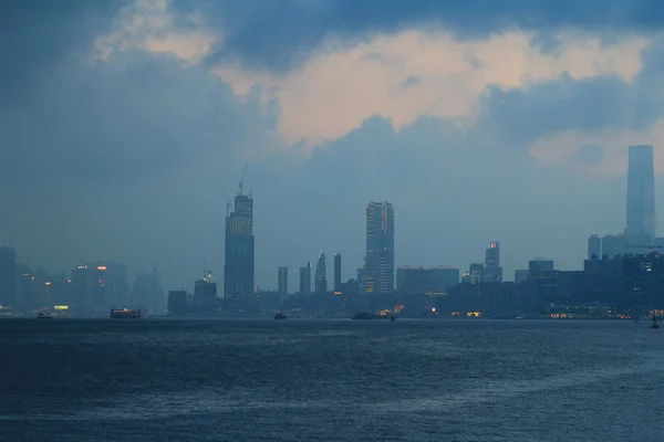 Vista de Hong Kong no Porto de Vitória — Fotografia de Stock