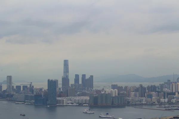 Desde la vista de la colina negra de kowloon —  Fotos de Stock