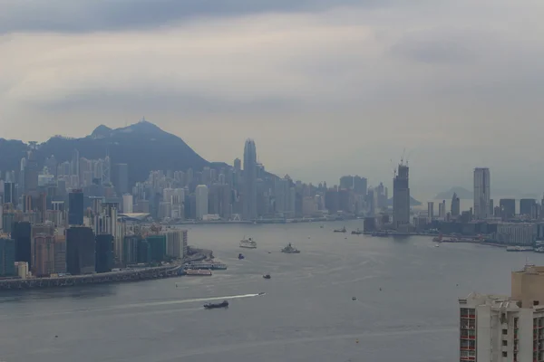 Hong kong siyah hill görünümünden — Stok fotoğraf