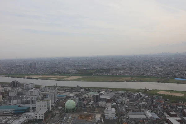 Ichikawa historiska byggnad har utsikt över — Stockfoto