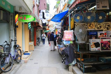 Cheung Chau köyde balık