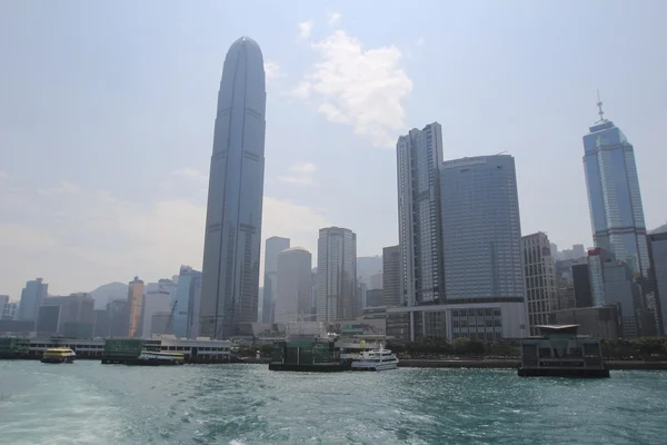 Gün zaman an Hong Kong limanında — Stok fotoğraf