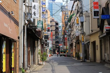 Sannomiya, Kobe, Japonya cityscape.