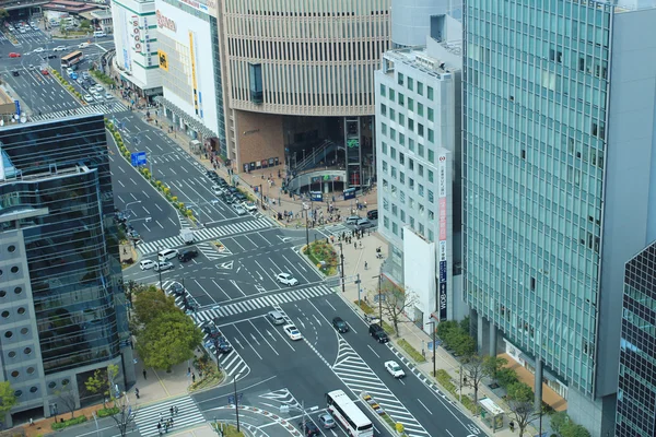 ダウンタウン神戸新神戸地区の航空写真 — ストック写真