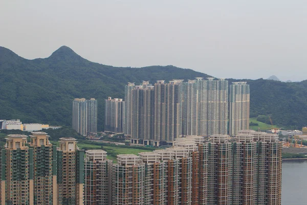 Prédios de Hong Kong em Tseung Kwan O — Fotografia de Stock