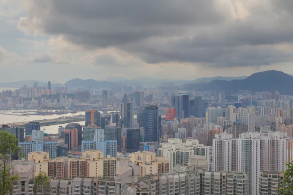 Dikey yaşam, Kowloon yerleşik yapı — Stok fotoğraf