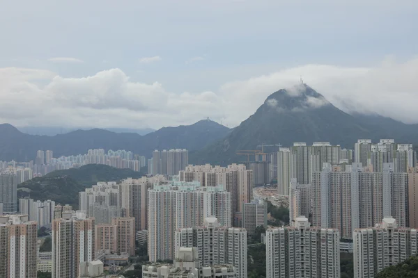 Pionowe życie, miejsce zamieszkania budynku Kowloon — Zdjęcie stockowe
