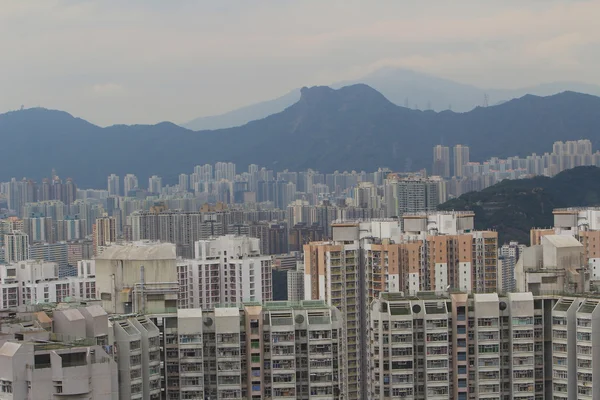 Black hill view of hong kong — Stock Photo, Image