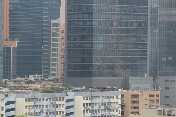 Office buildings at day, hongkong kwun tong — Stock Photo, Image