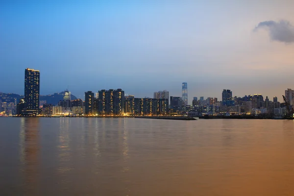 Obchodní čtvrti v hong Kongu — Stock fotografie