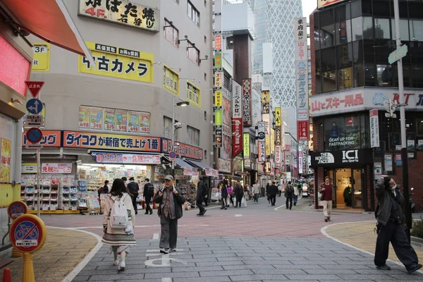 Vita di strada a Shinjuku al 2016 — Foto Stock