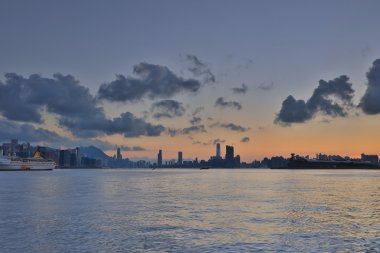 2016 günbatımında Hong Kong