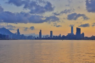 2016 günbatımında Hong Kong