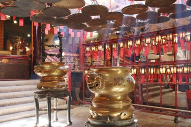 Man Mo Temple, Hong Kong iç
