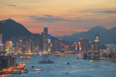 Hong Kong ve Kowloon siyah Hill