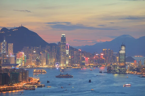 香港のダウンタウン都市 — ストック写真