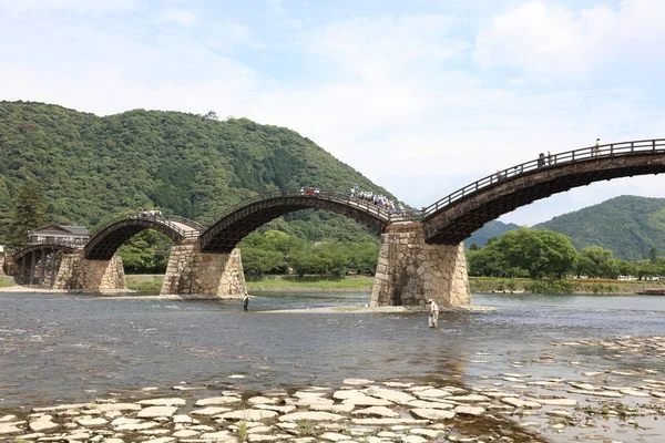 Kintaikyo most w Andrychów, Hiroshima — Zdjęcie stockowe