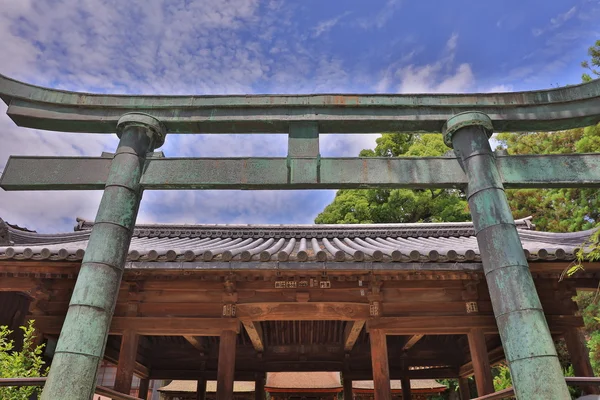 Portão flutuante na ilha de Miyajima — Fotografia de Stock