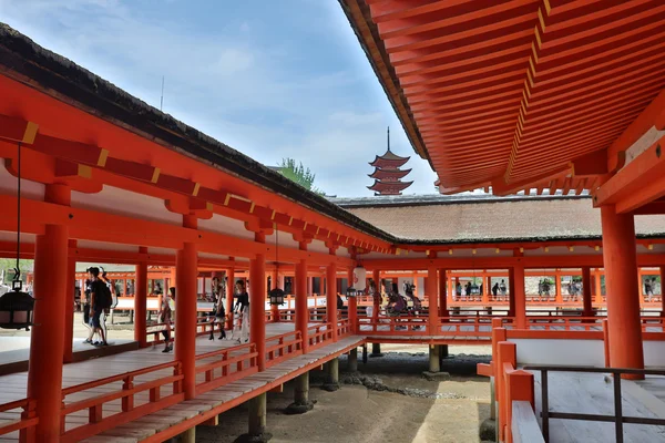 日本での宮島の厳島神社 — ストック写真
