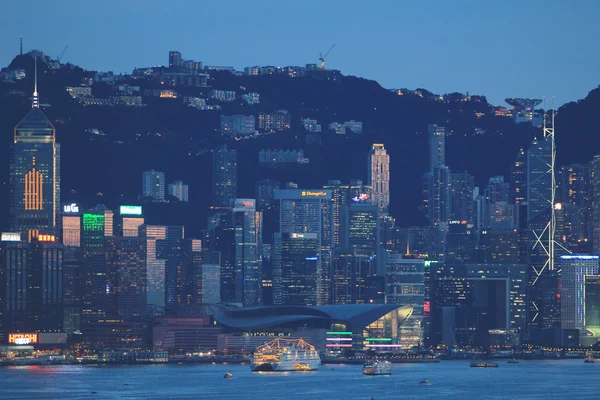 Χονγκ Κονγκ νησί από kowloon. — Φωτογραφία Αρχείου