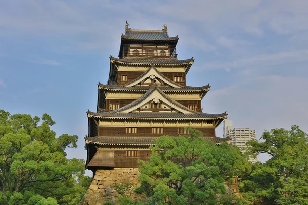 Donjon van Hiroshima, hiroshima kasteel — Stockfoto