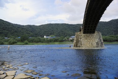 intai Iwakuni, Hiroşima, Japonya Bridge'de Kyo